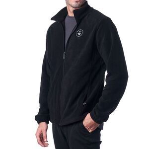 Hammer Anvil Mens Full Zip Up Polar Fleece Jacket Lightweight Warm Zipper Coat